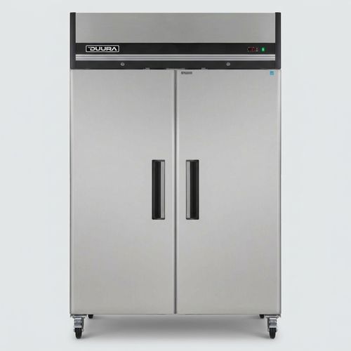 Duura 54-Inch Commercial 2 Door Reach-In Stainless Steel Freezer 49 Cu Ft