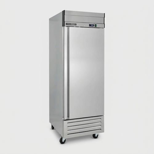 Duura-V Commercial Solid 1 Door Reach-In Refrigerator 19 Cu Ft Stainless Steel